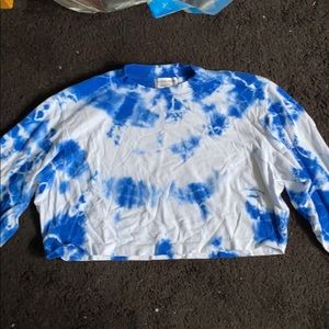 Soul Cycle Tye dye long sleeve crop